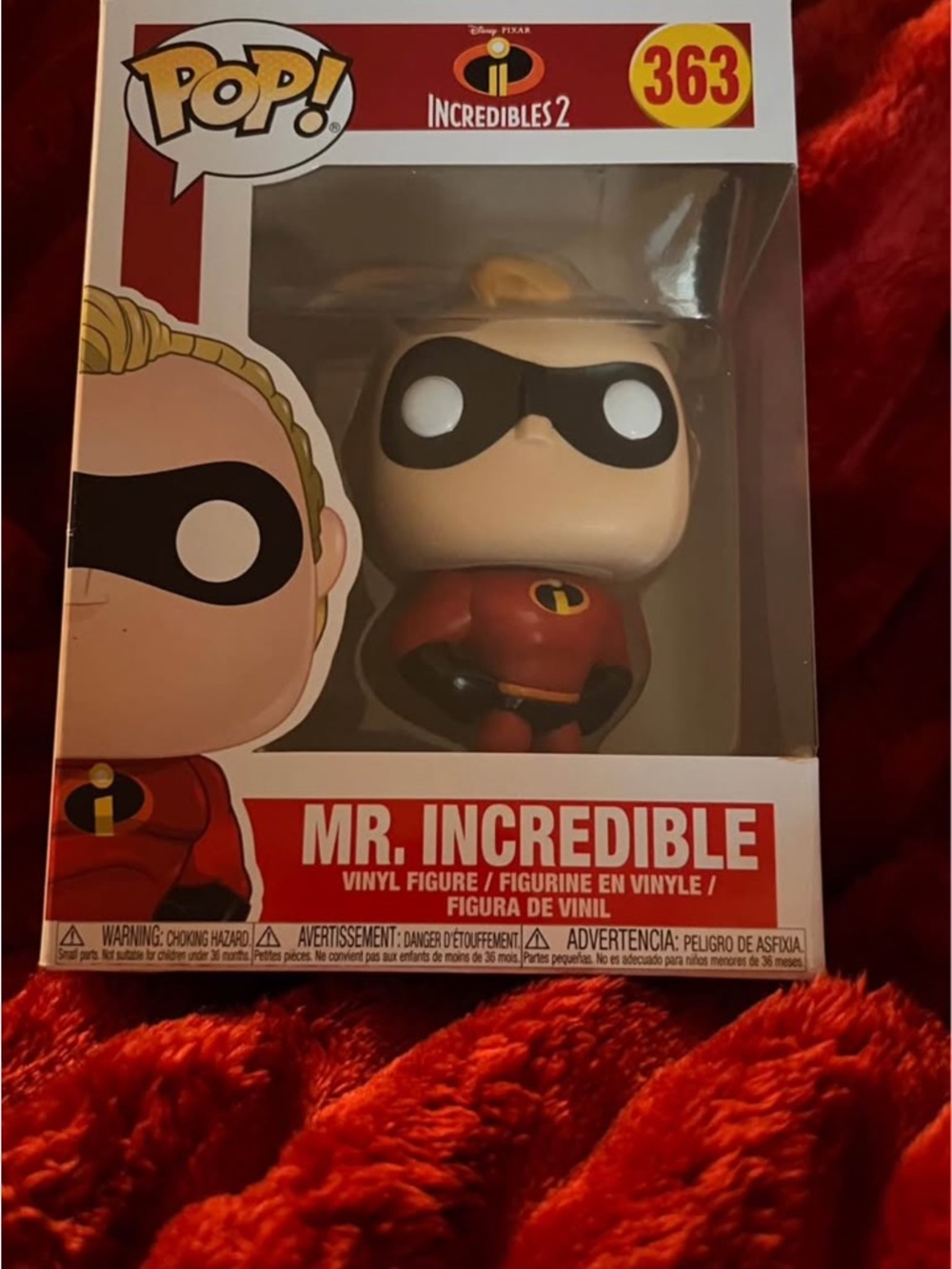 Funko Mr. Incredible Vinyl Figure in Red and Black